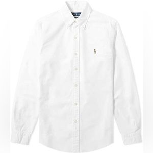 Ralph Lauren White Long Sleeve Shirt